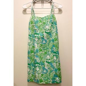 Lilly Pulitzer Mccallum Limeade It's A Zoo Dress Women’s Size 0
